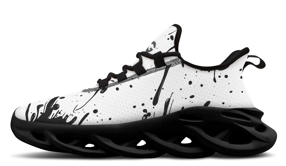 Monochrome Splash - Prime Sneakers