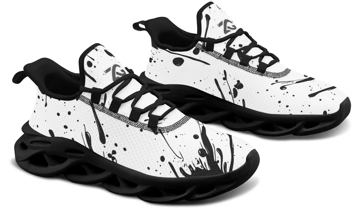 Monochrome Splash - Prime Sneakers