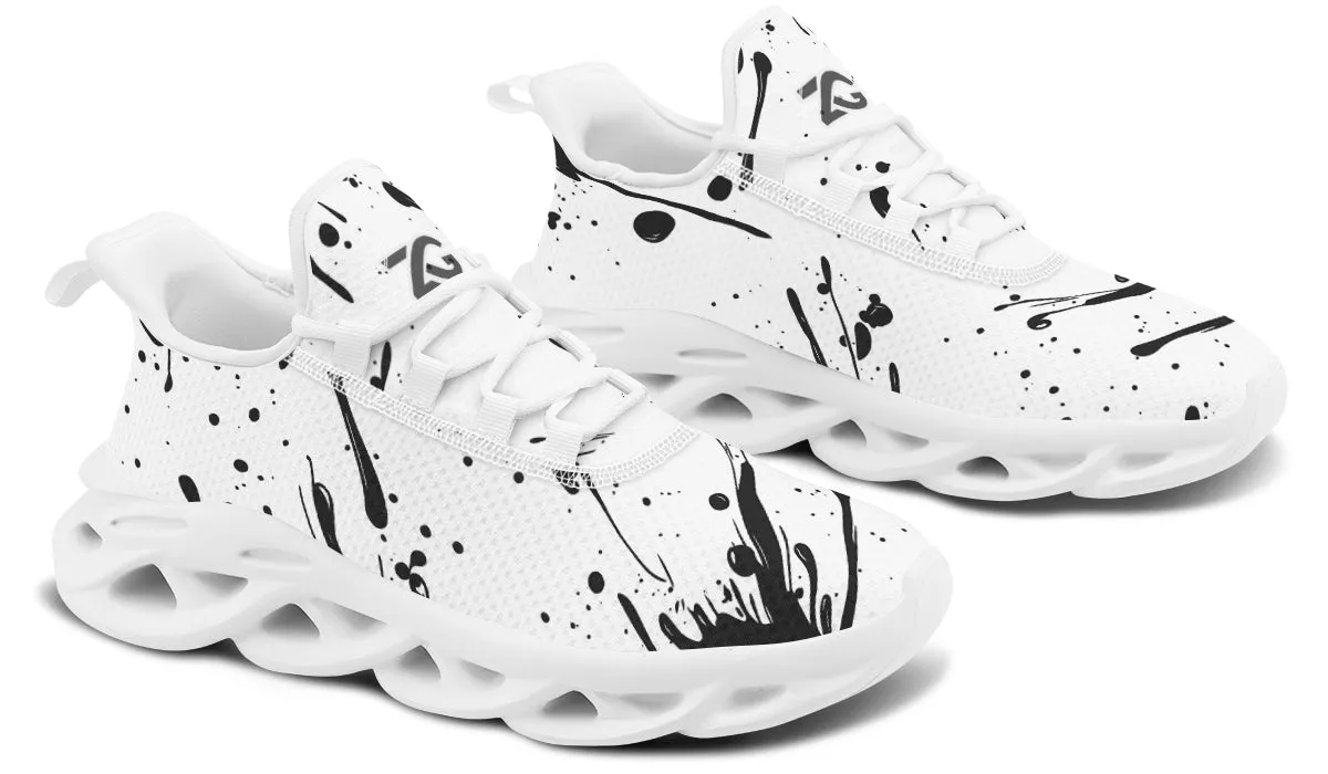 Monochrome Splash - Prime Sneakers
