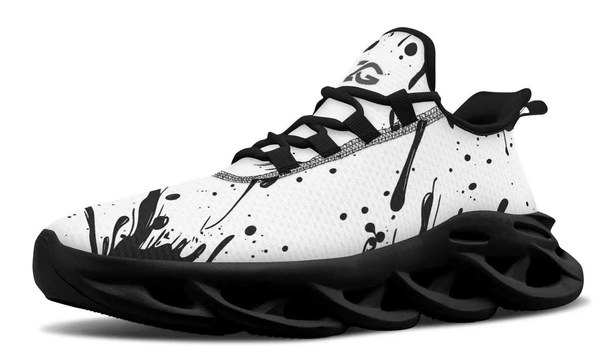 Monochrome Splash - Prime Sneakers