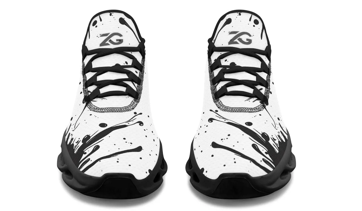Monochrome Splash - Prime Sneakers