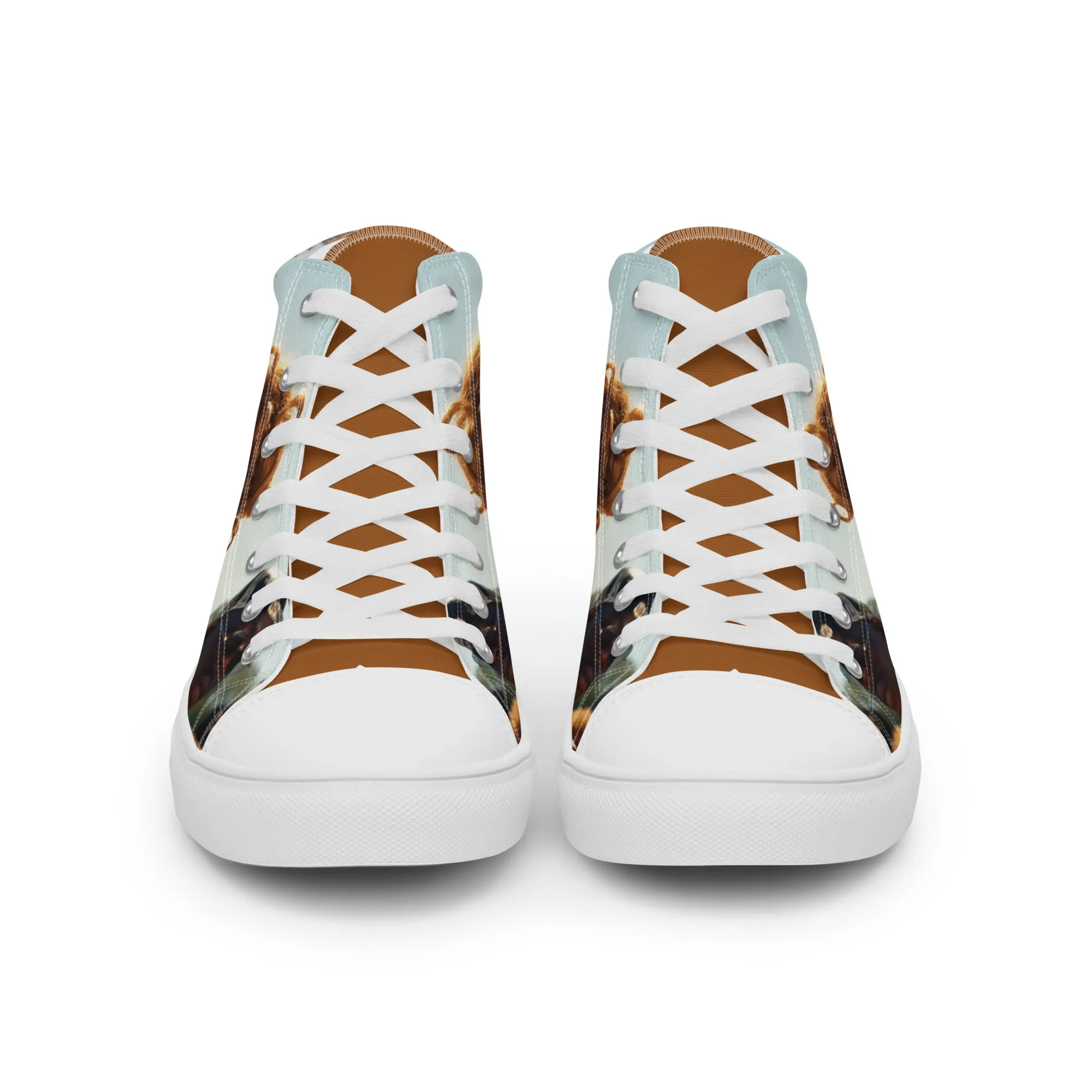 Nappy Gang Rich Gold Mens Canvas Sneakers