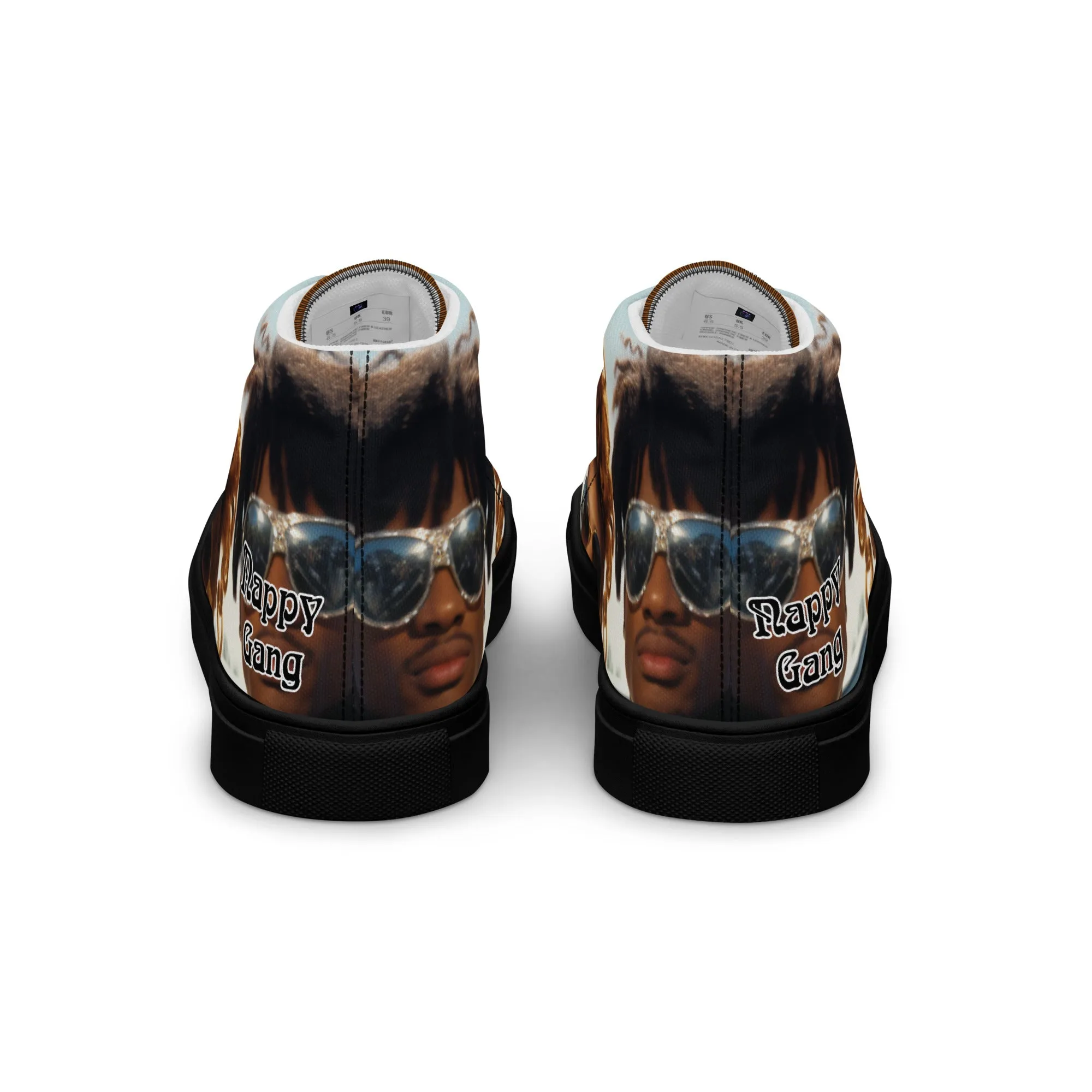 Nappy Gang Rich Gold Mens Canvas Sneakers