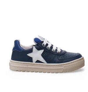 NATURINO -  HESS ZIP. NAVY - WHITE