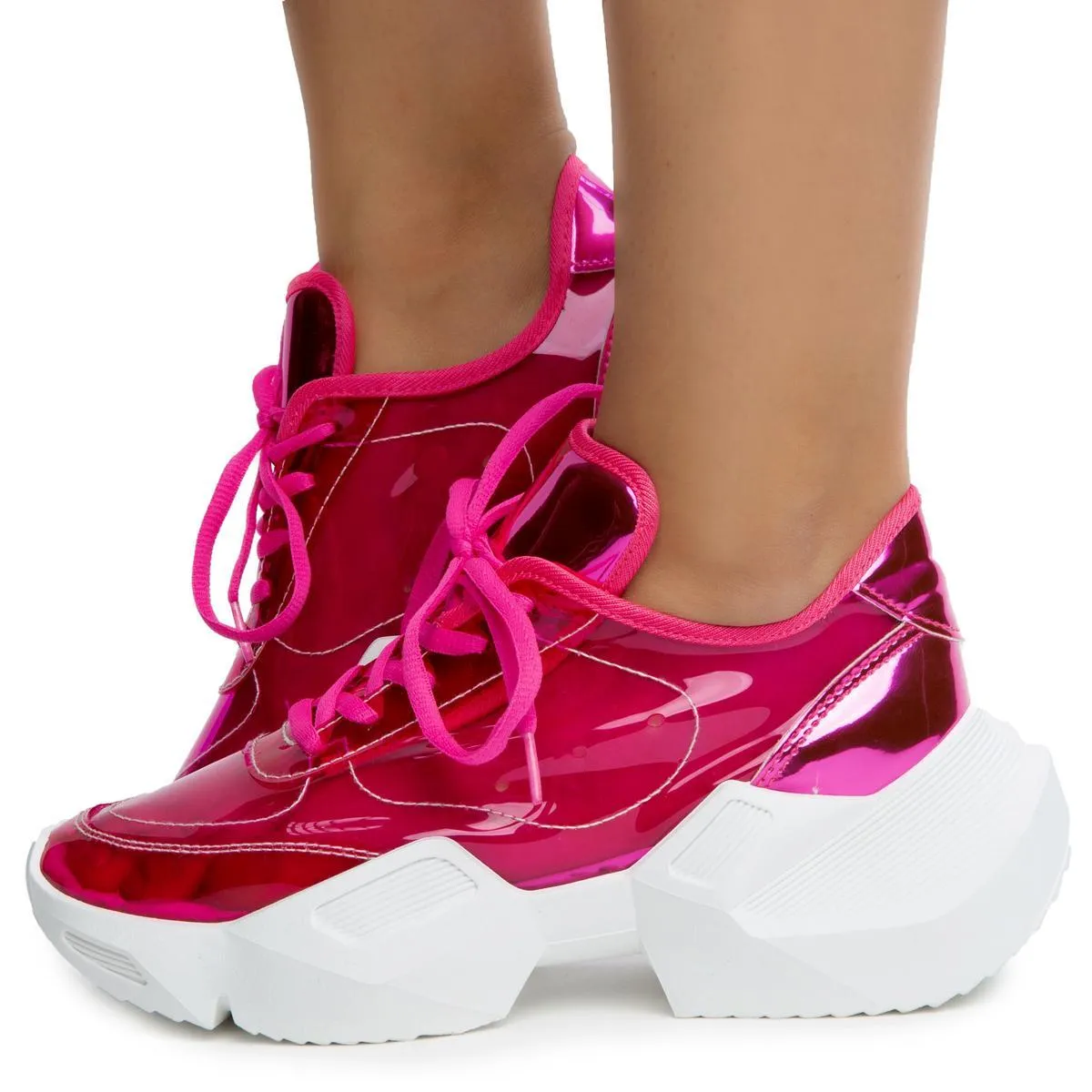 Nessa-01 Clear Sneakers