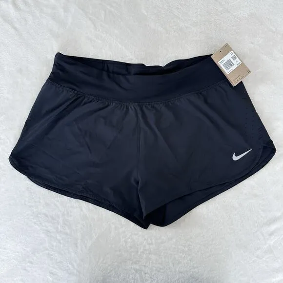 Nike And Champion Running Shorts Lot Womens XXL Dri Fit Eclipse Lined Pink Black