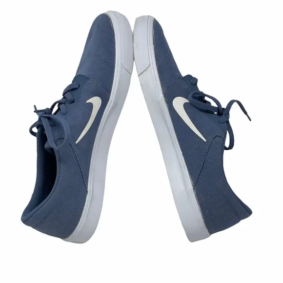 Nike SB Portmore Canvas Ocean Fog/White Sneakers Mens Size 11.5