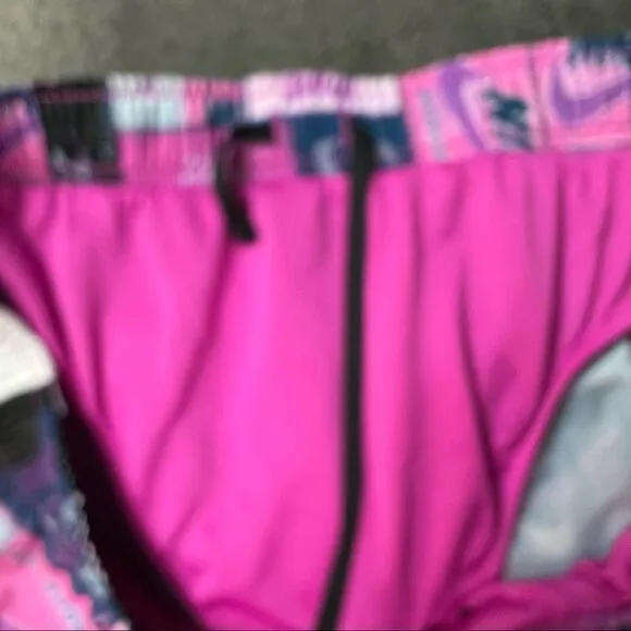 Nike Pink And Black Oregon Running Shorts