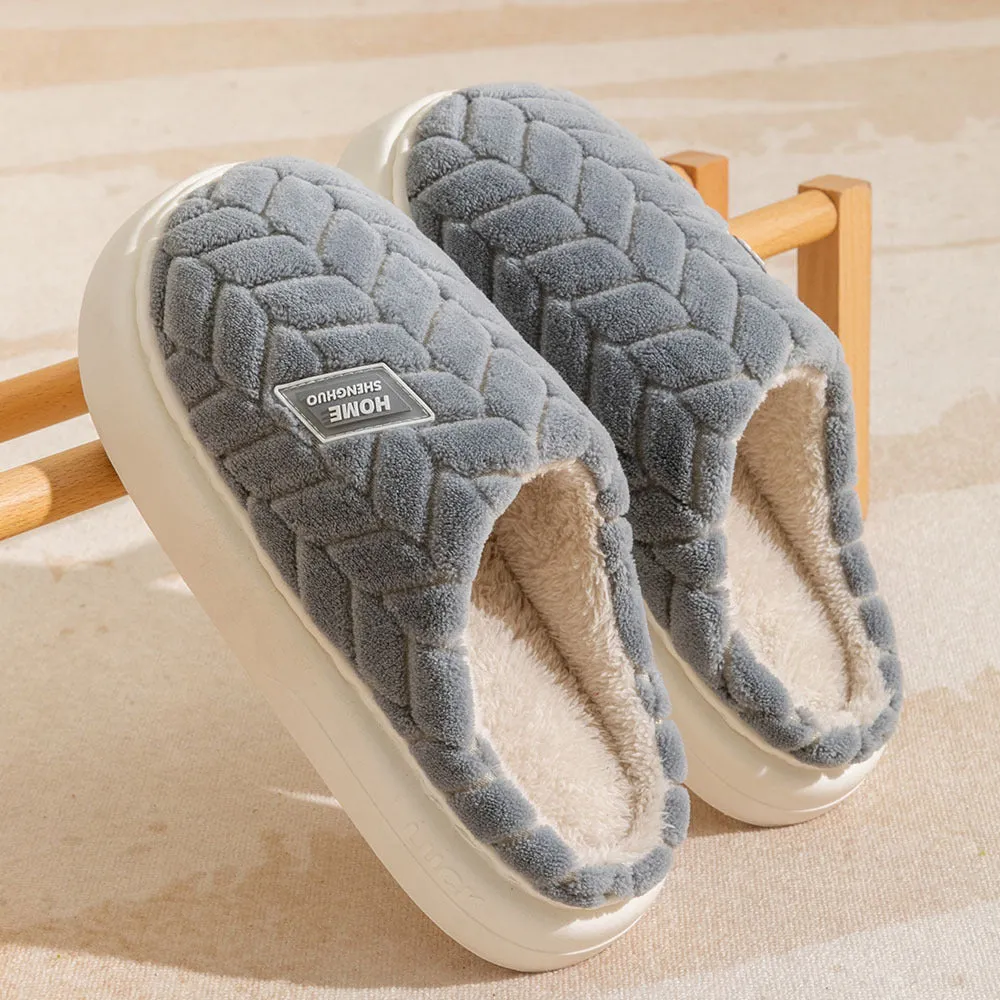 Non-slip Plush Winter Slippers