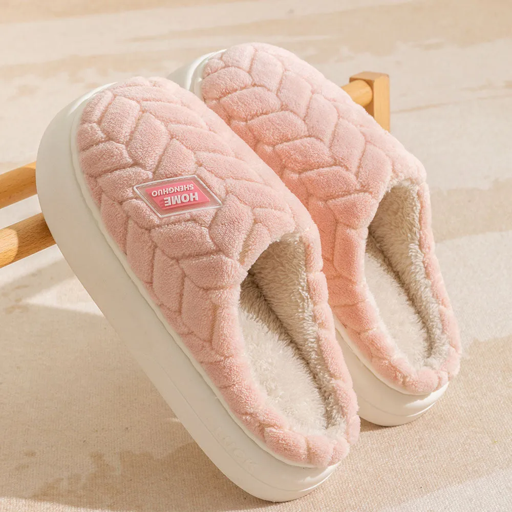 Non-slip Plush Winter Slippers