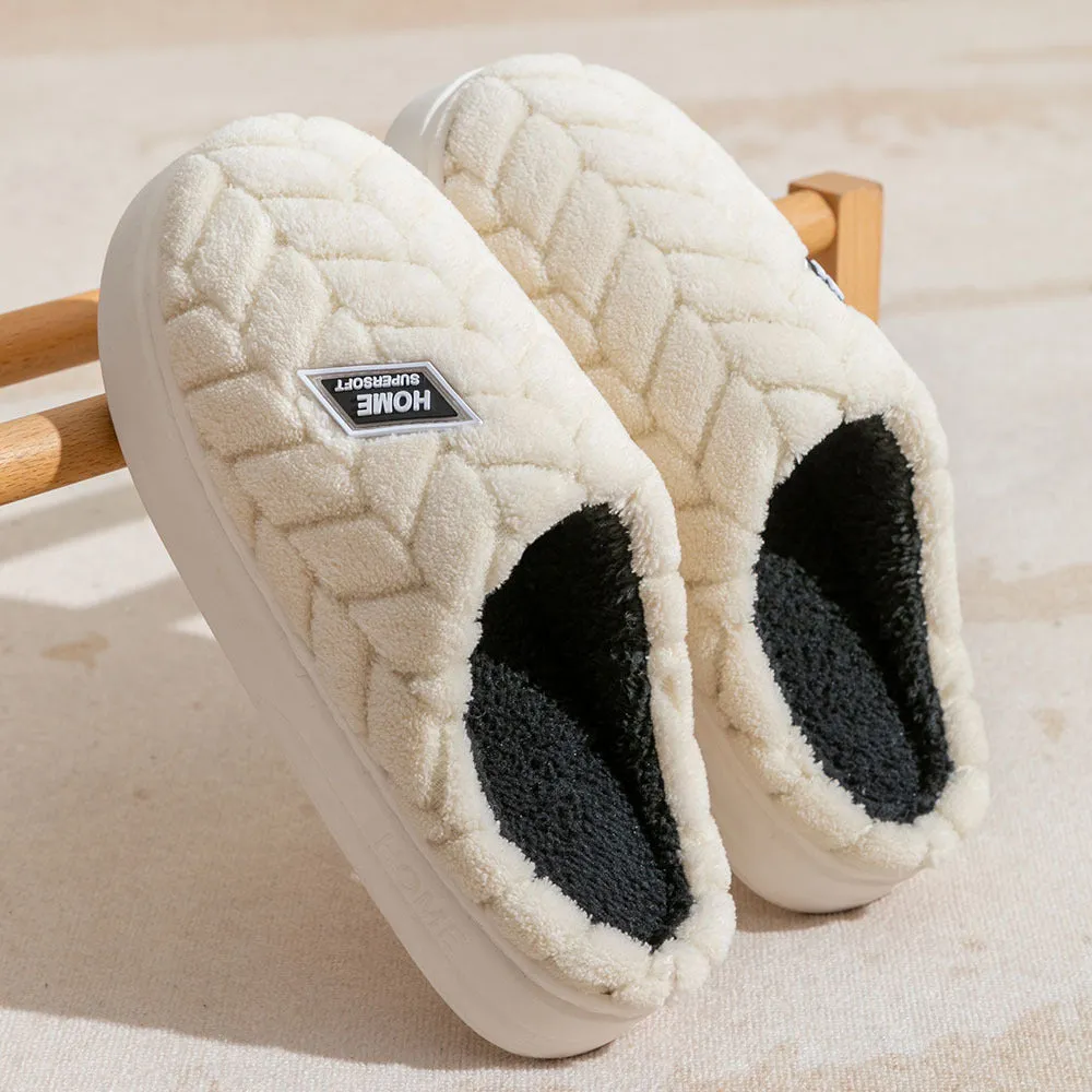 Non-slip Plush Winter Slippers