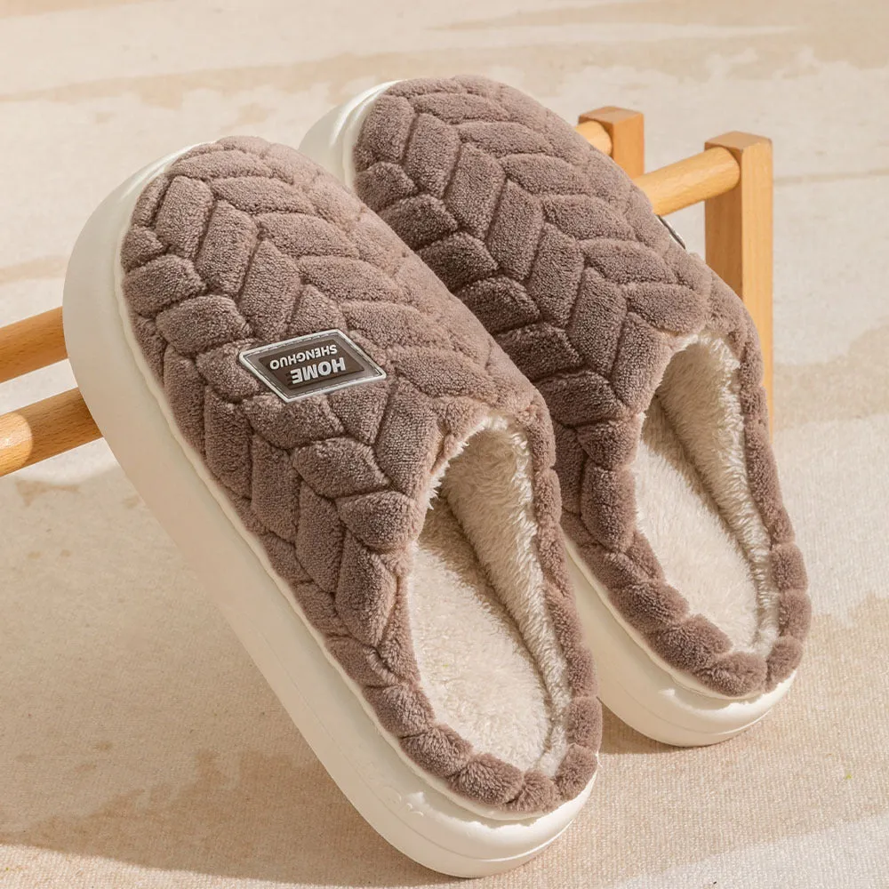 Non-slip Plush Winter Slippers