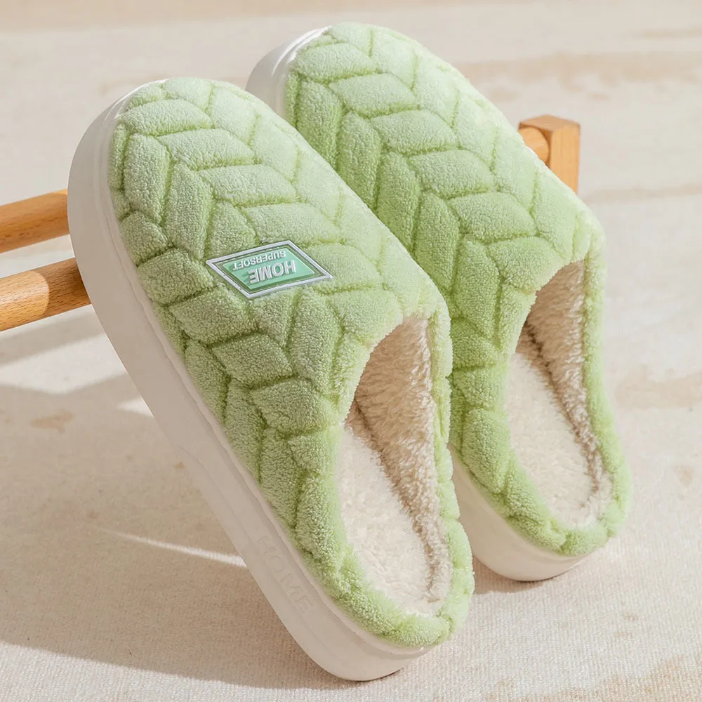 Non-slip Plush Winter Slippers