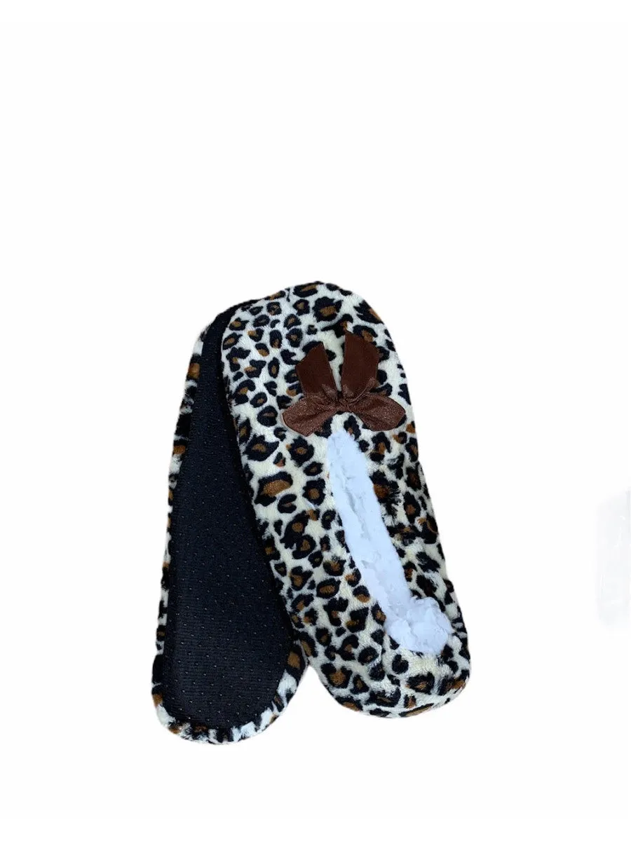 Non Slip Winter Slippers - Brown