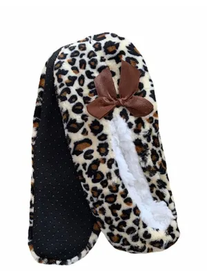 Non Slip Winter Slippers - Brown