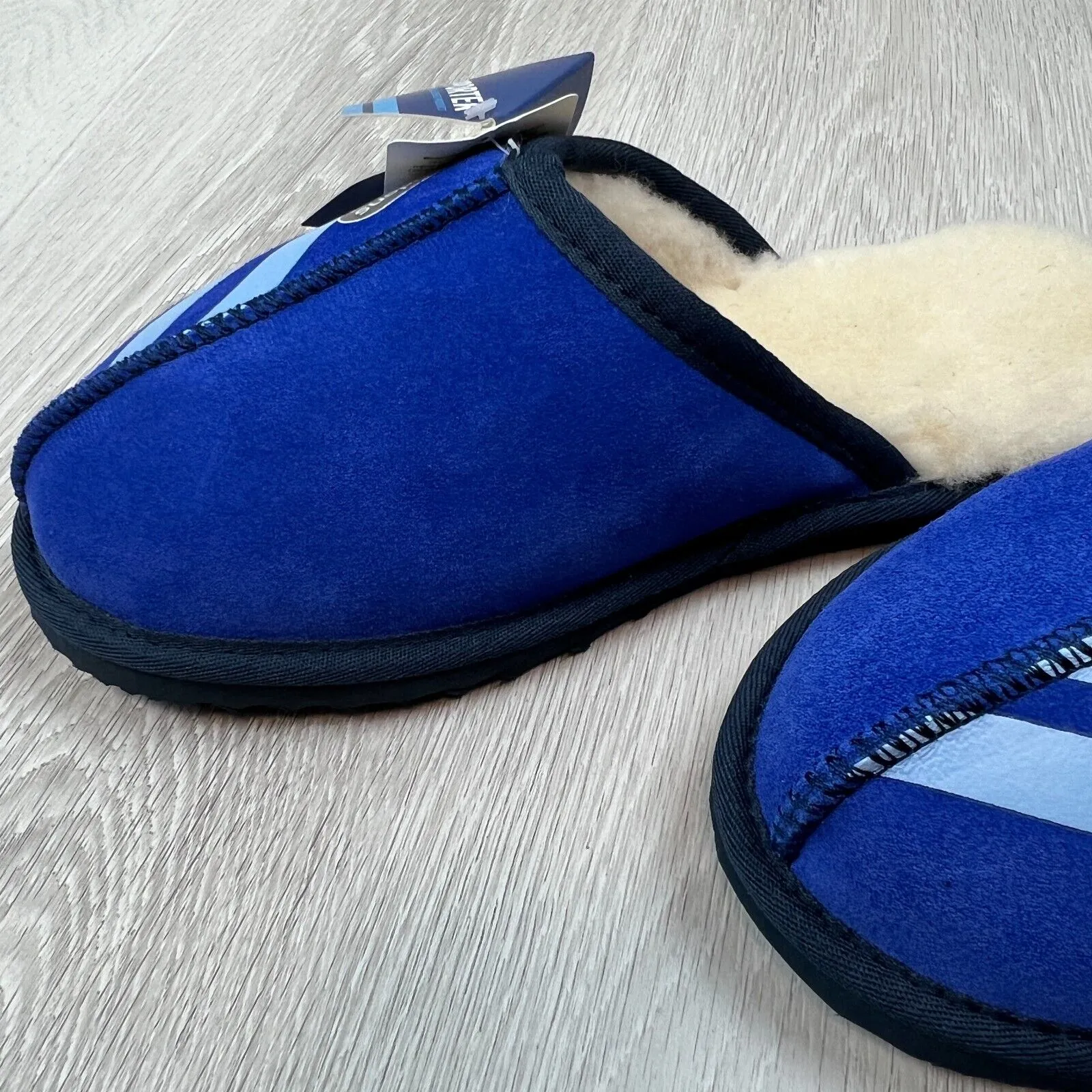 NRL NSW Blues State of Origin Merino Wool Slippers Size US W 15 / M 14 (New)