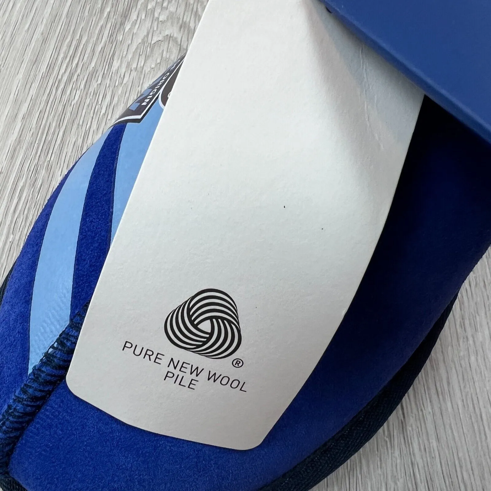 NRL NSW Blues State of Origin Merino Wool Slippers Size US W 15 / M 14 (New)