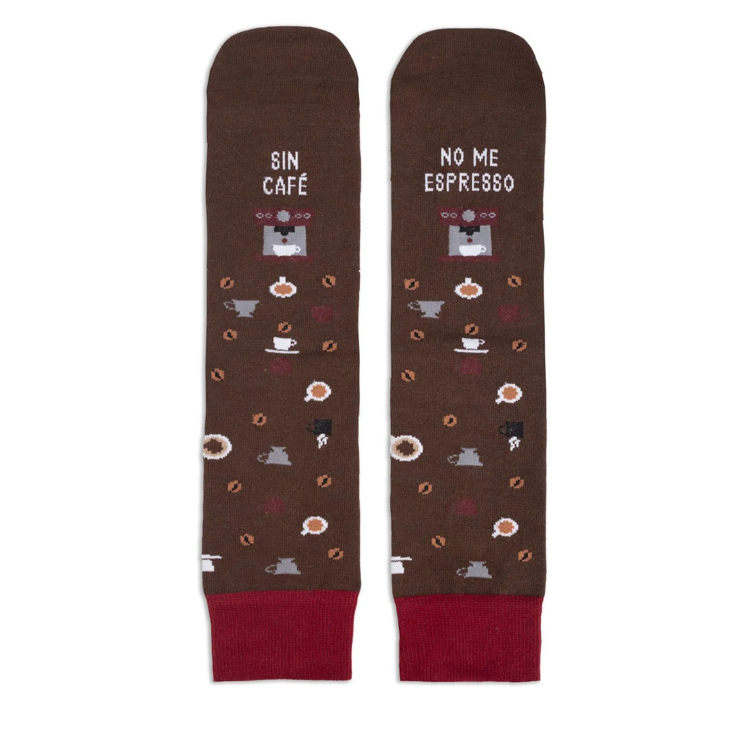 NUEVO Pack Calcetín "Sin Café No Me Espresso"   Slippers I Love Coffee