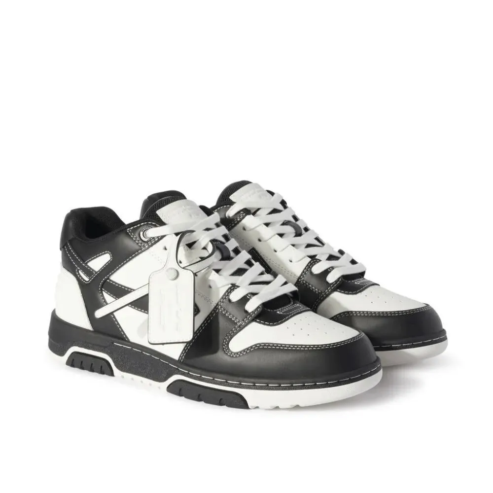 Off-White Logic Out Of Office Lace-Up Sneakers 189S24-W Black