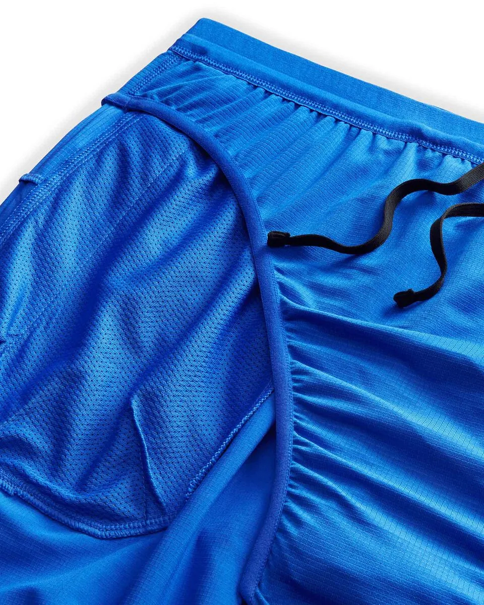 PANTA NIKE RUNNING PANTALONCINI SHORTS UOMO CROSSFIT AZZURRO