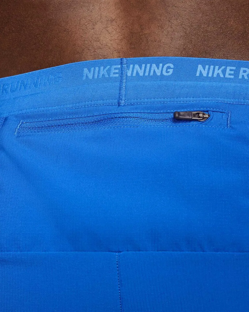 PANTA NIKE RUNNING PANTALONCINI SHORTS UOMO CROSSFIT AZZURRO