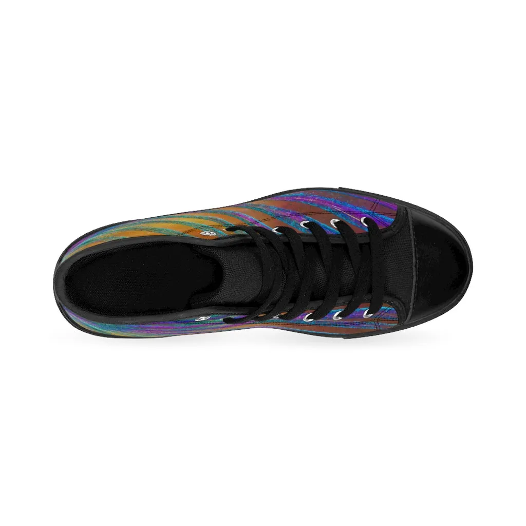 Parrotfish Fin Women's High-top Sneakers