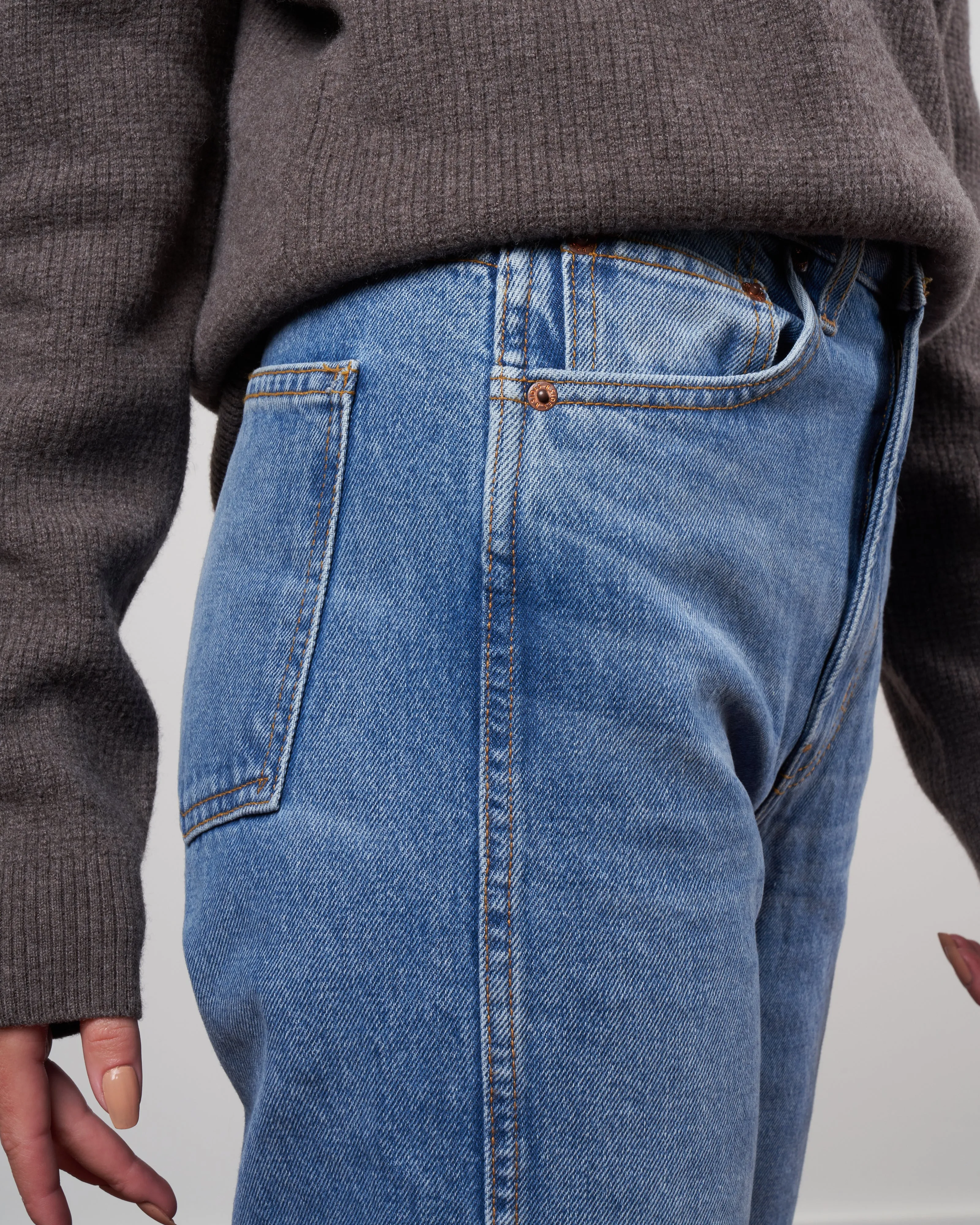 plein jean hi rise straight - reese vintage