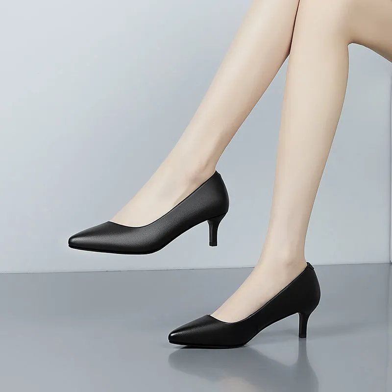 Pointed Toe Professional High Heel Work Shoes
