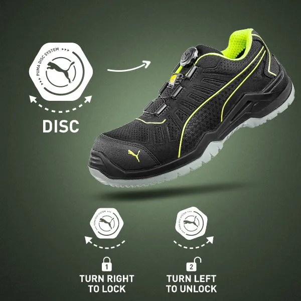Puma FUSE TC Groen DISC Low 644211 S1P Zwart/Groen