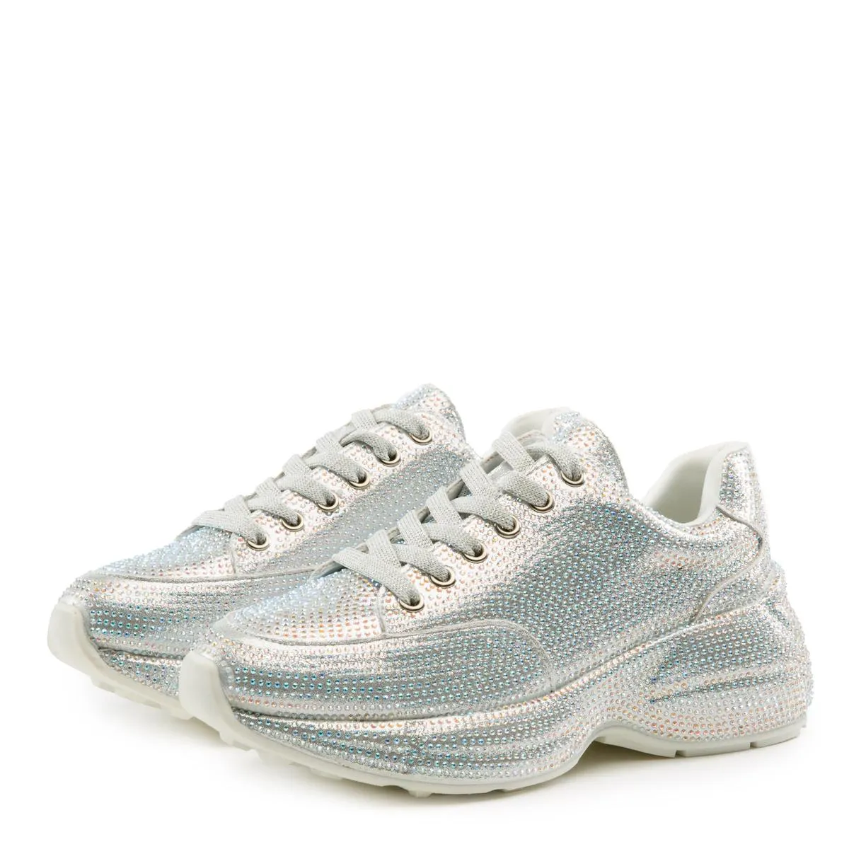 Queendom-2 Chunky Bedazzled Sneaker