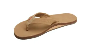 Rainbow Single Layer Premier Leather with Arch Support Men's Sandal