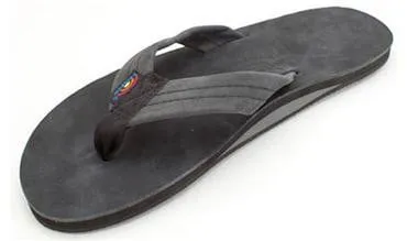 Rainbow Single Layer Premier Leather with Arch Support Men's Sandal