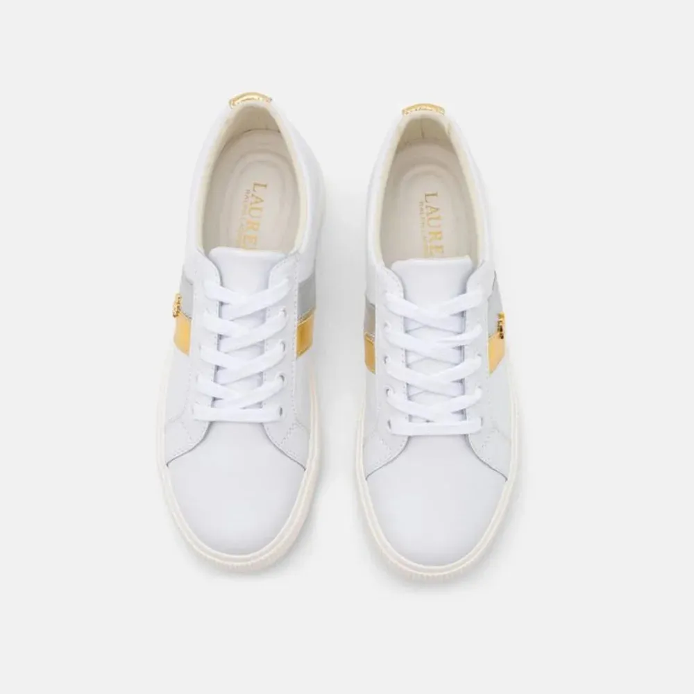 Ralph Lauren Janson II Leather White Women