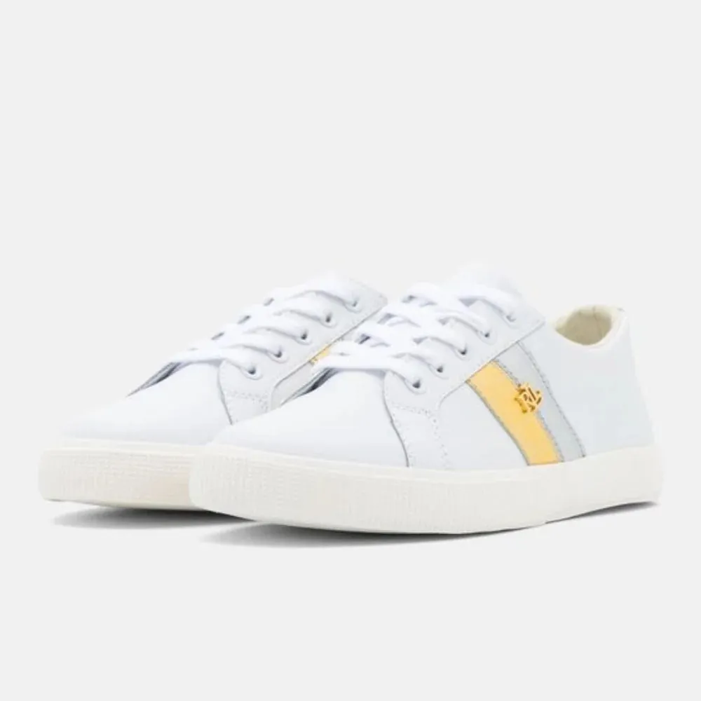 Ralph Lauren Janson II Leather White Women