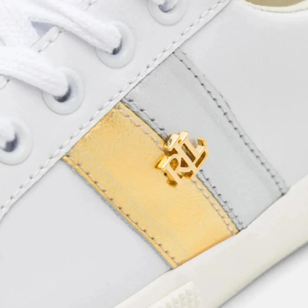 Ralph Lauren Janson II Leather White Women