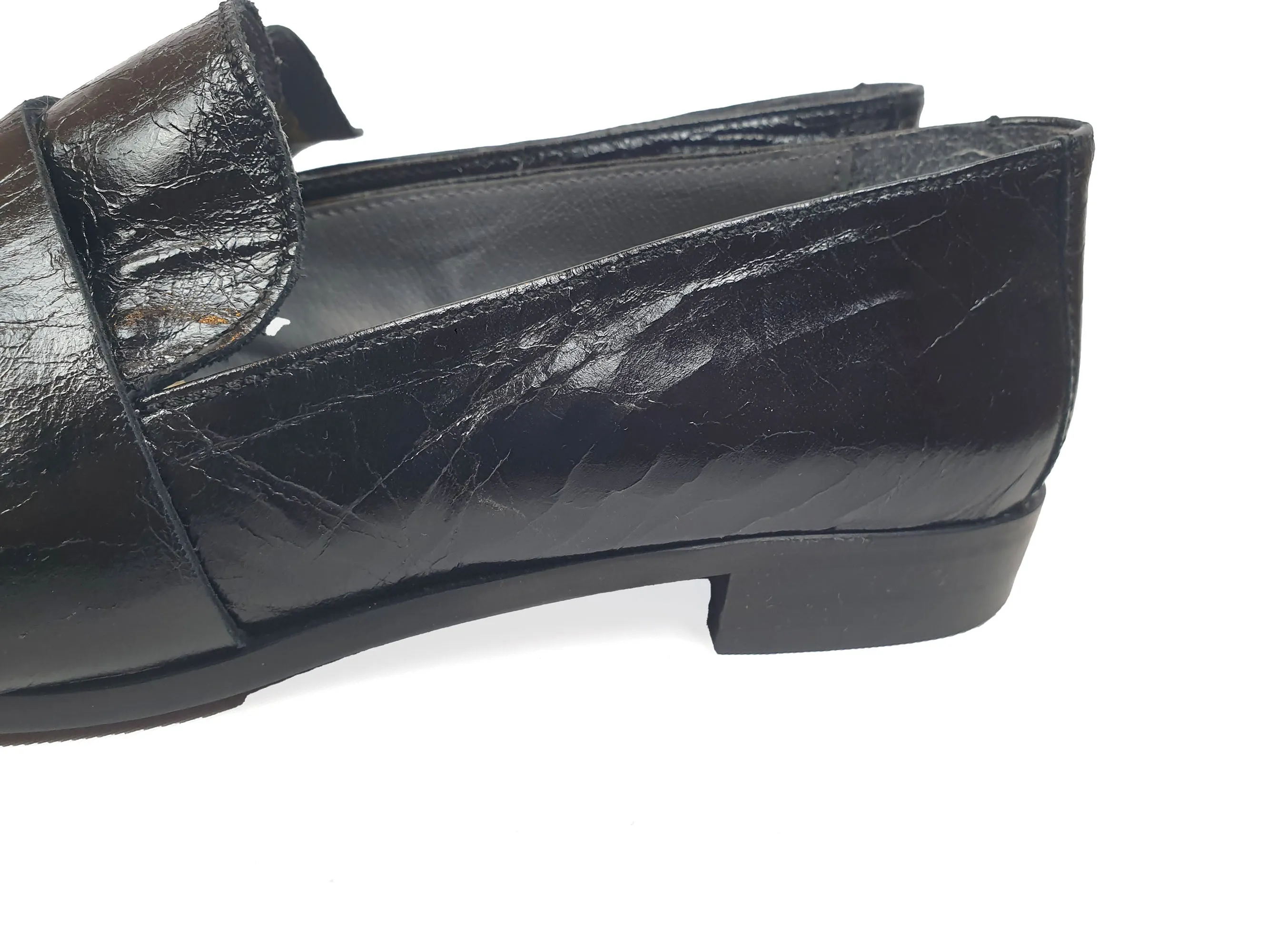 Red or Dead black patent shoes size 39