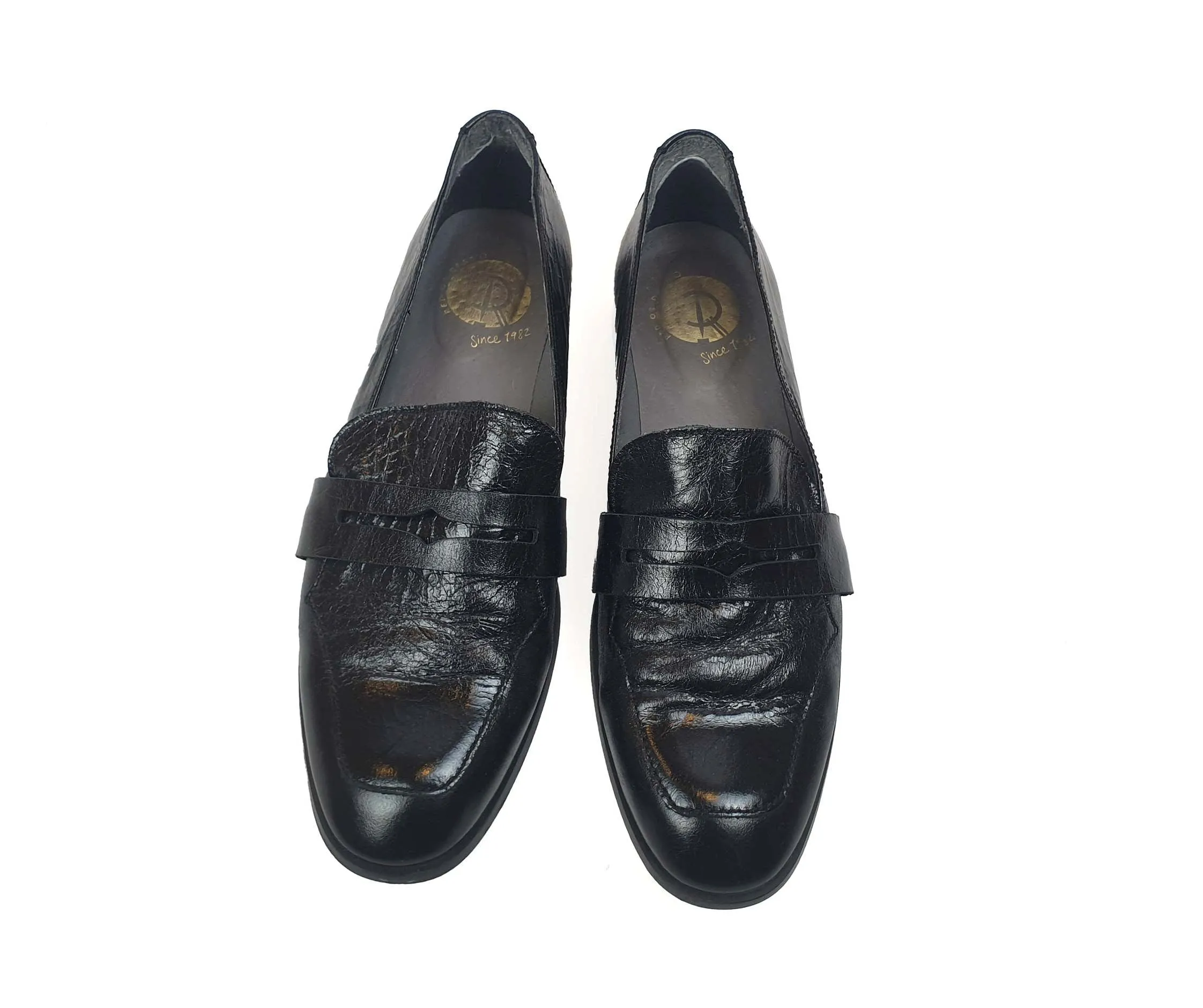 Red or Dead black patent shoes size 39