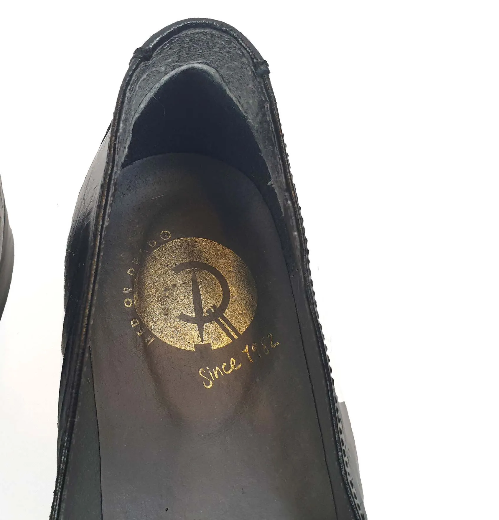Red or Dead black patent shoes size 39