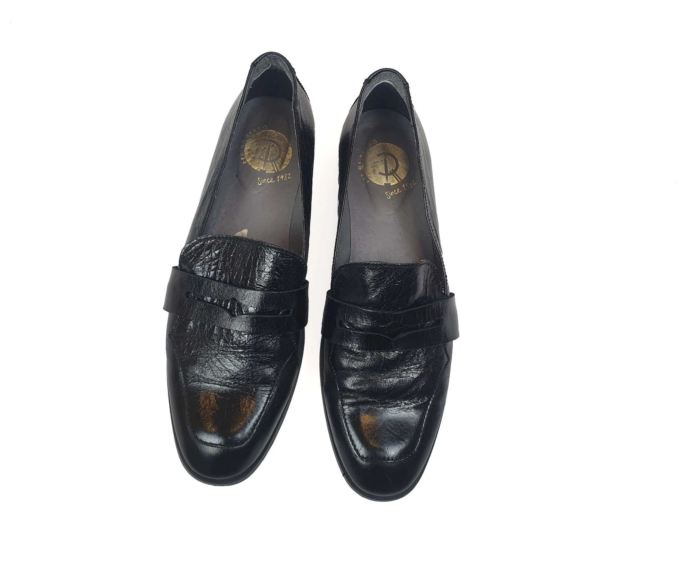 Red or Dead black patent shoes size 39