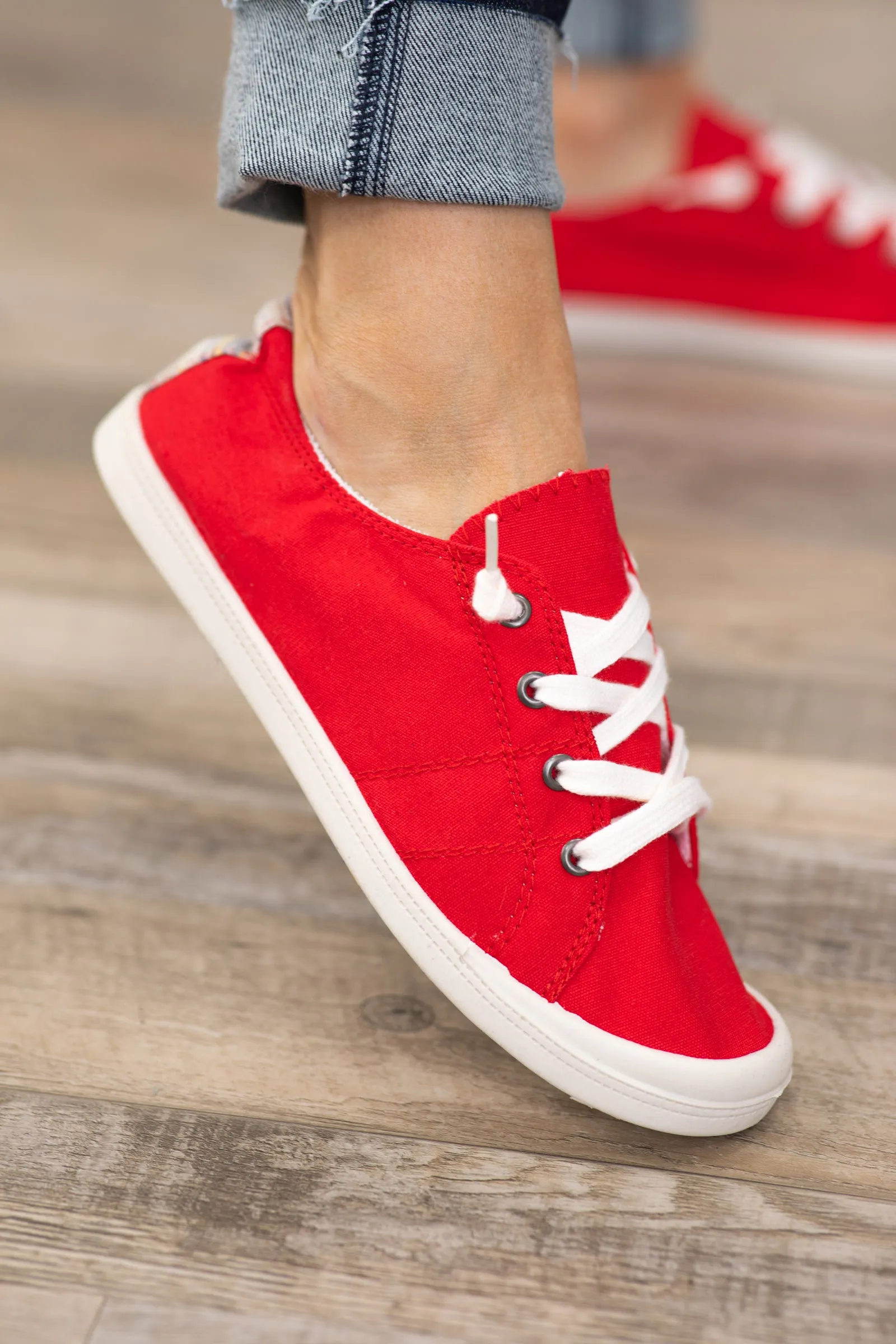 Red Sneakers