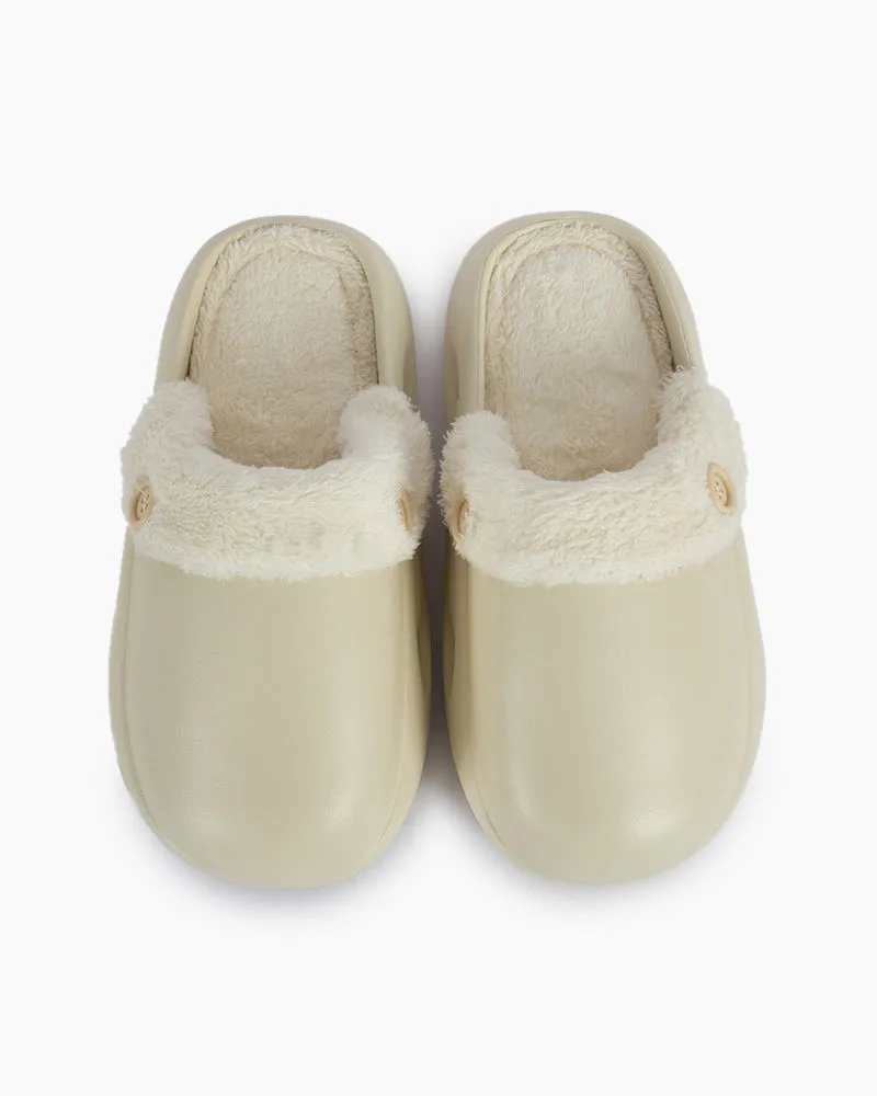 Removable Warm Waterproof and Non-slip Cotton Slippers