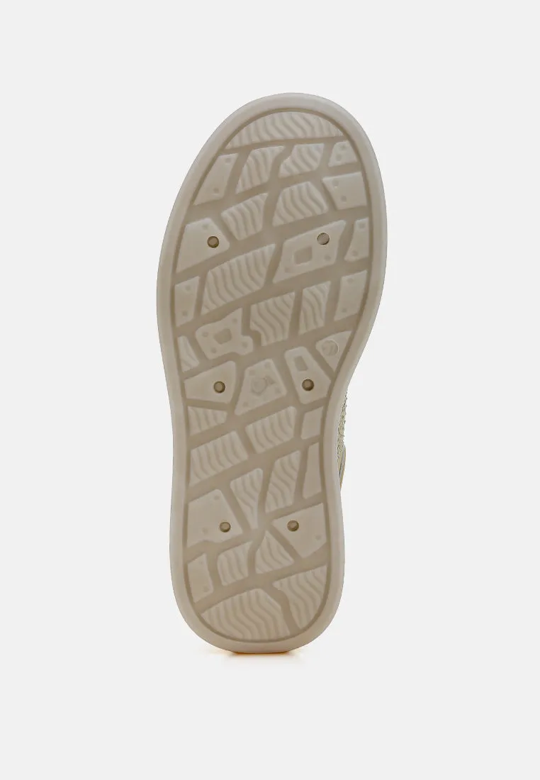 Rhinestones Embellished Chunky Sneakers By RAG