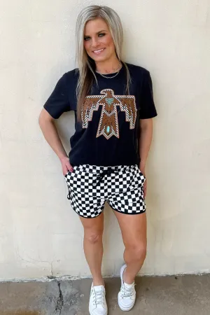 Round the Track Checkered Shorts