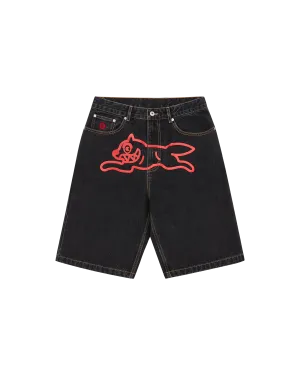 Running Dog Denim Shorts