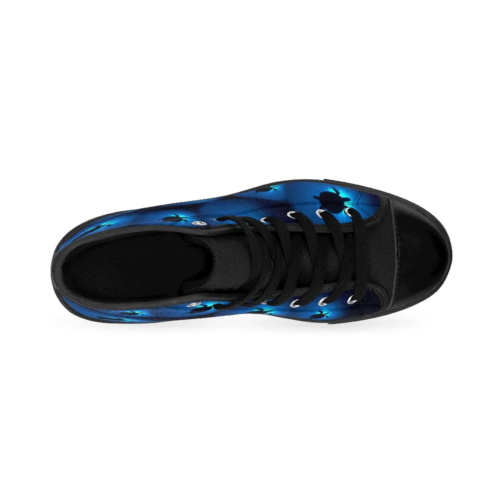 Sea Turtle Sunburst Men's High-top Sneakers
