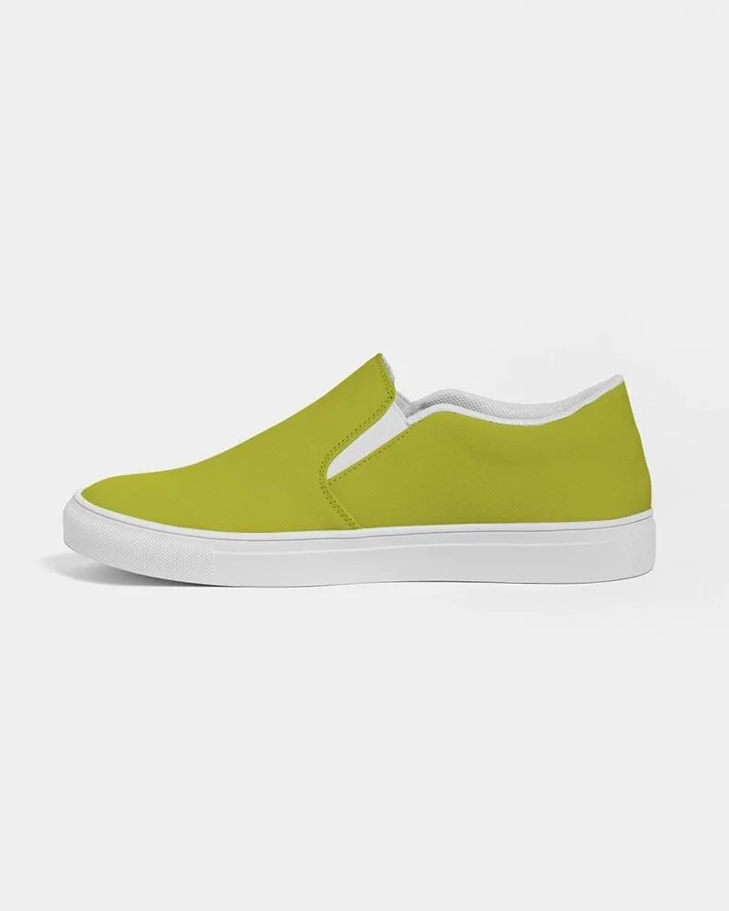 Shaded Yellow Slip-On Canvas Sneakers | Men's | C12M0Y100K30