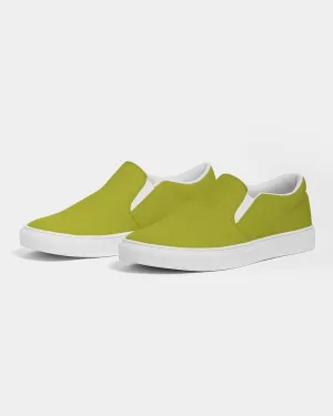 Shaded Yellow Slip-On Canvas Sneakers | Men's | C12M0Y100K30