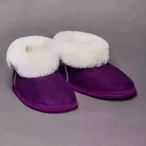 Siberia Spirit Toddler Plum Booties