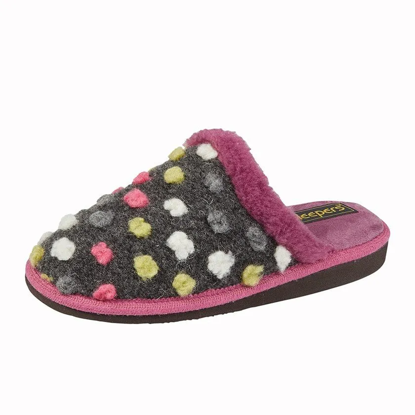 Sleepers LS319PF Ladies Mule Slipper