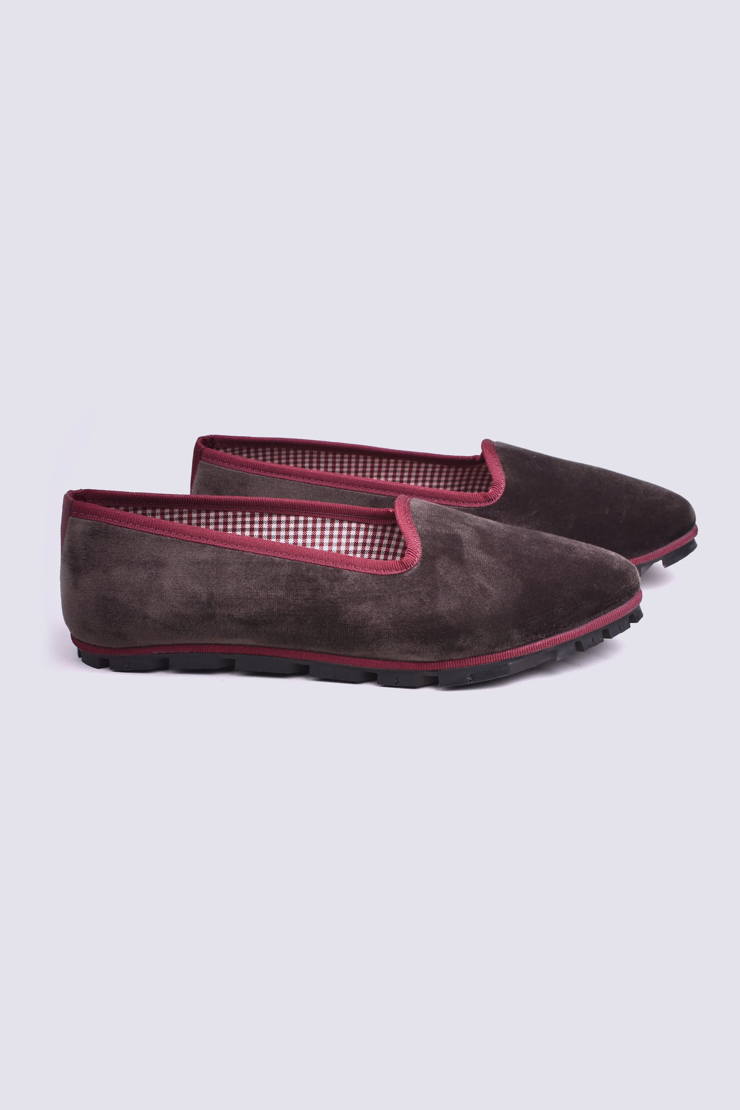 Slippers Terciopelo Chocolate